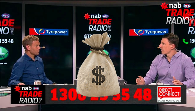NAB AFL Trade Radio and the AFL making a killing off the ad revenue